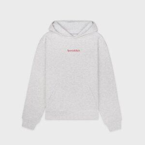 Sporty & Rich New Health Hoodie - Heather Gray   Extra Small (XS)